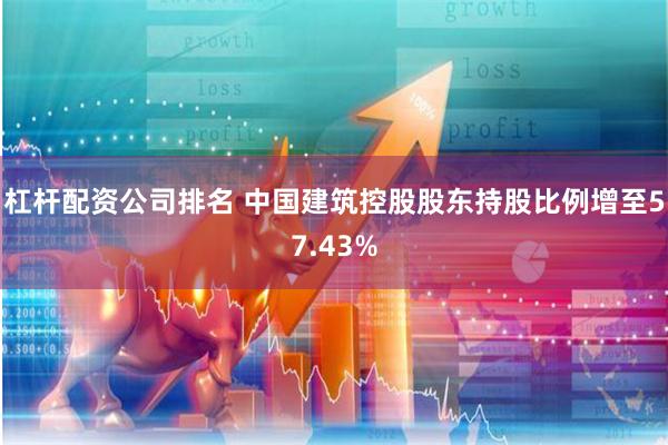 杠杆配资公司排名 中国建筑控股股东持股比例增至57.43%